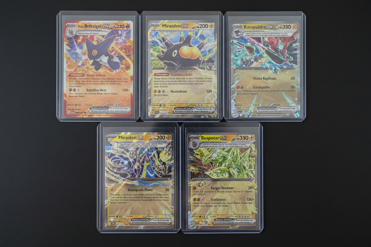 Pokémon EX Karten Paket – 14 EX Karten Sammlung | 9x Koreanisch & 5x Deutsch