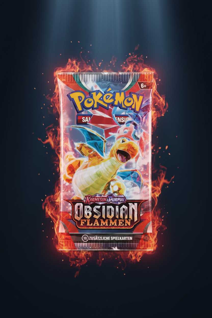 Pokemon Obsidian Flammen Booster OVP- Deutsch